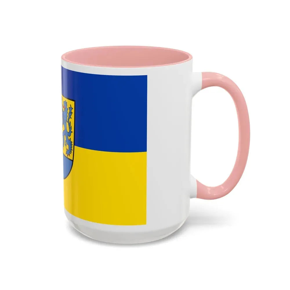 Flag of Northeim Germany - Accent Coffee Mug - Go Mug Yourself