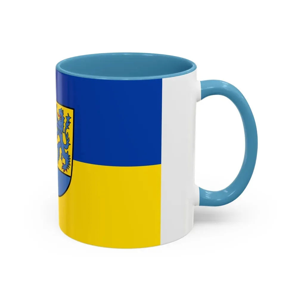 Flag of Northeim Germany - Accent Coffee Mug - Go Mug Yourself