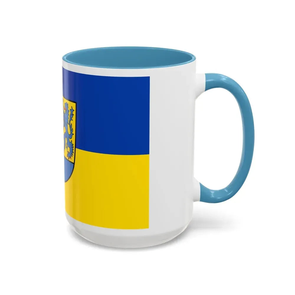 Flag of Northeim Germany - Accent Coffee Mug - Go Mug Yourself