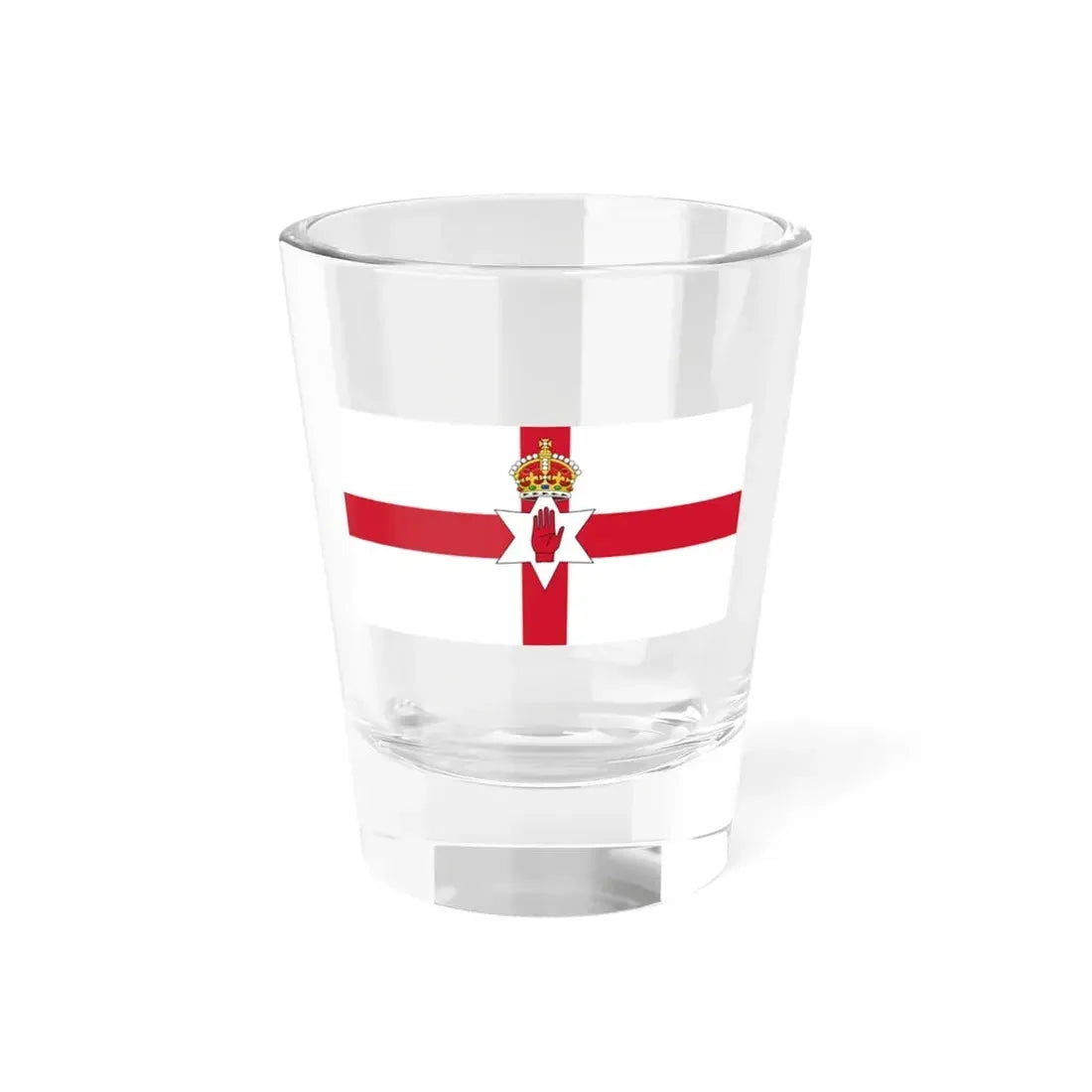 Flag of Northern Ireland 1924-1953 (Ireland) Shot Glass 1.5oz 1.5oz - Go Mug Yourself
