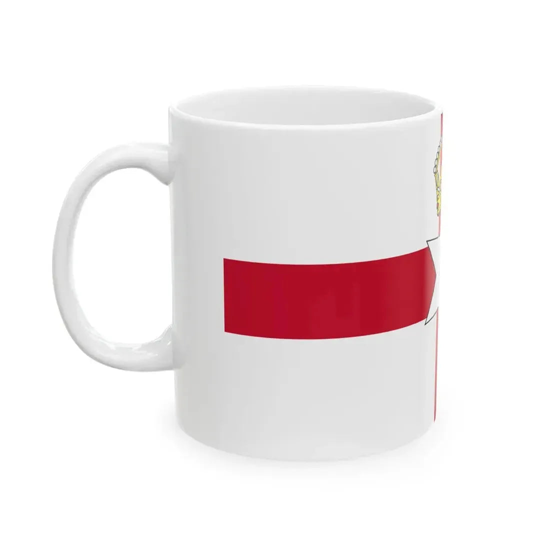 Flag of Northern Ireland 1924-73 (Ireland) White Coffee Mug - Go Mug Yourself