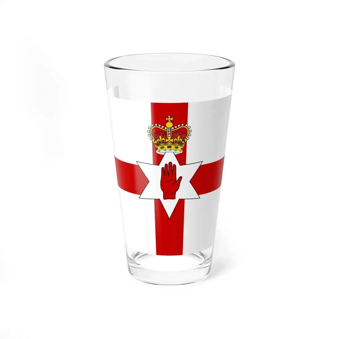 Flag of Northern Ireland 1953-1972 3-2 (Ireland) Pint Glass 16oz 16oz - Go Mug Yourself