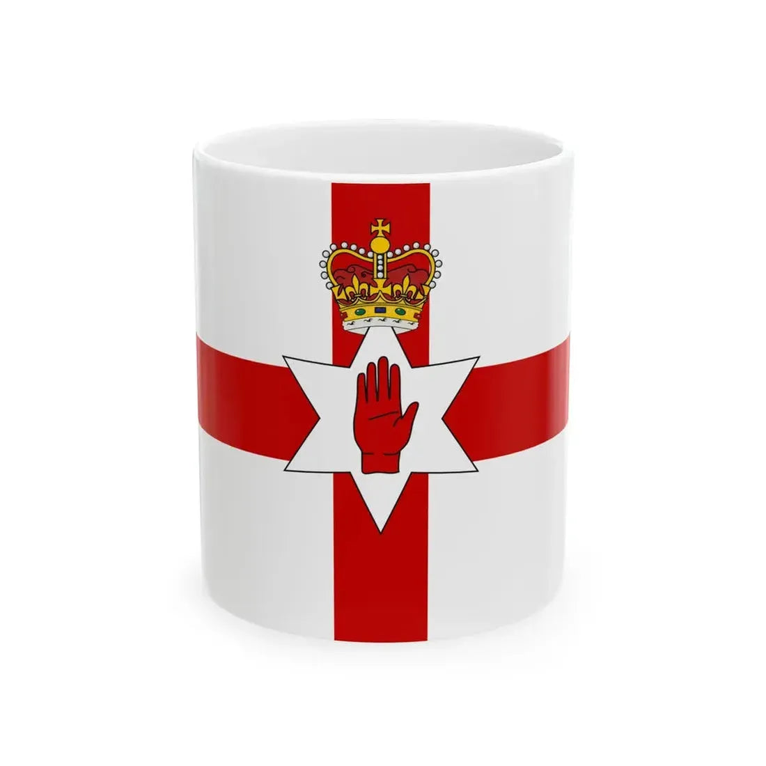 Flag of Northern Ireland 1953-1972 3-2 (Ireland) White Coffee Mug 11oz - Go Mug Yourself
