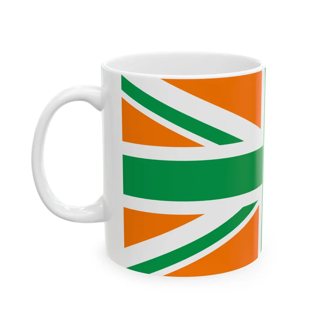 Flag of Northern Ireland3 (Ireland) White Coffee Mug - Go Mug Yourself