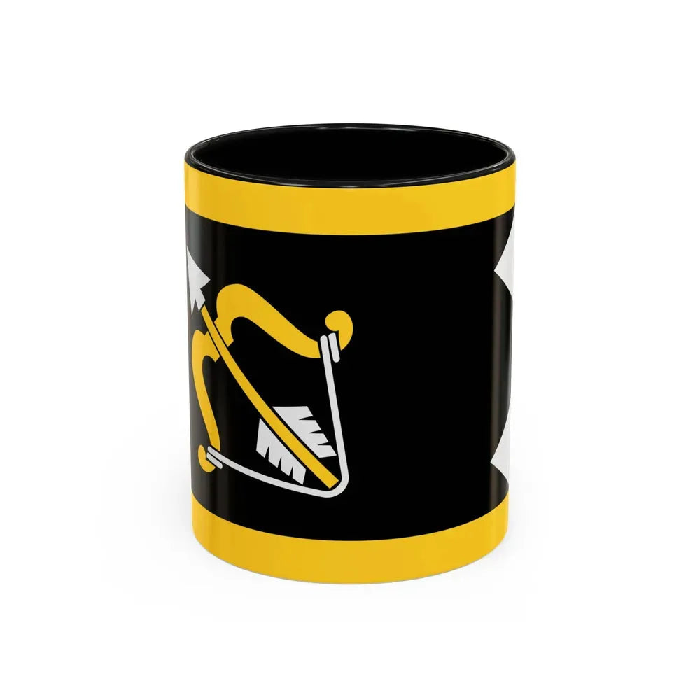 Flag of Northern Savonia Finland - Accent Coffee Mug 11oz Black - Go Mug Yourself