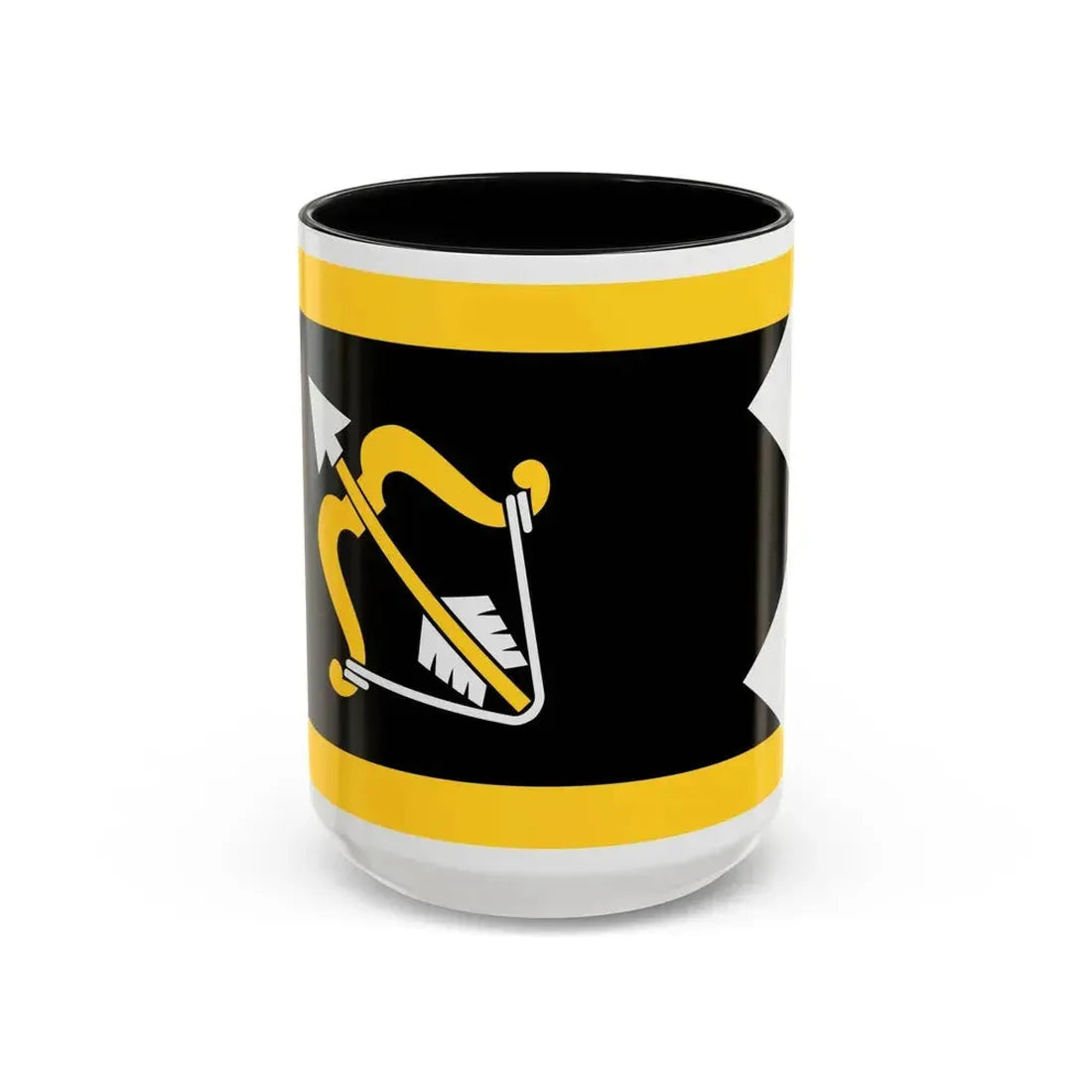 Flag of Northern Savonia Finland - Accent Coffee Mug 15oz Black - Go Mug Yourself