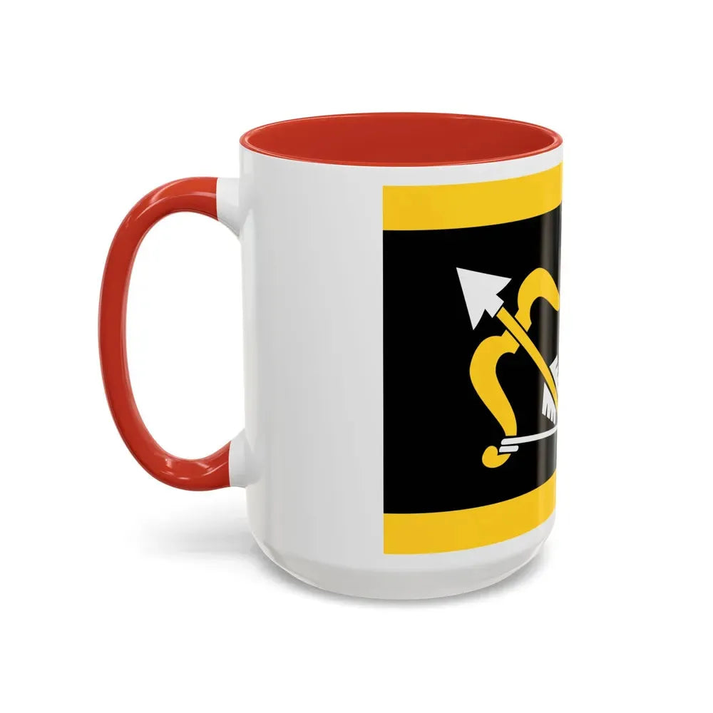 Flag of Northern Savonia Finland - Accent Coffee Mug - Go Mug Yourself