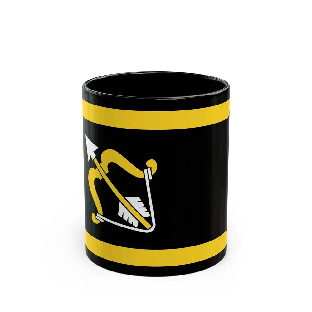 Flag of Northern Savonia Finland - Black Coffee Mug 11oz - Go Mug Yourself