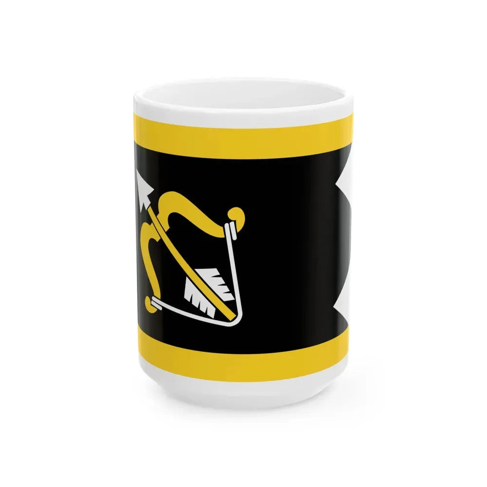 Flag of Northern Savonia Finland - White Coffee Mug 15oz - Go Mug Yourself