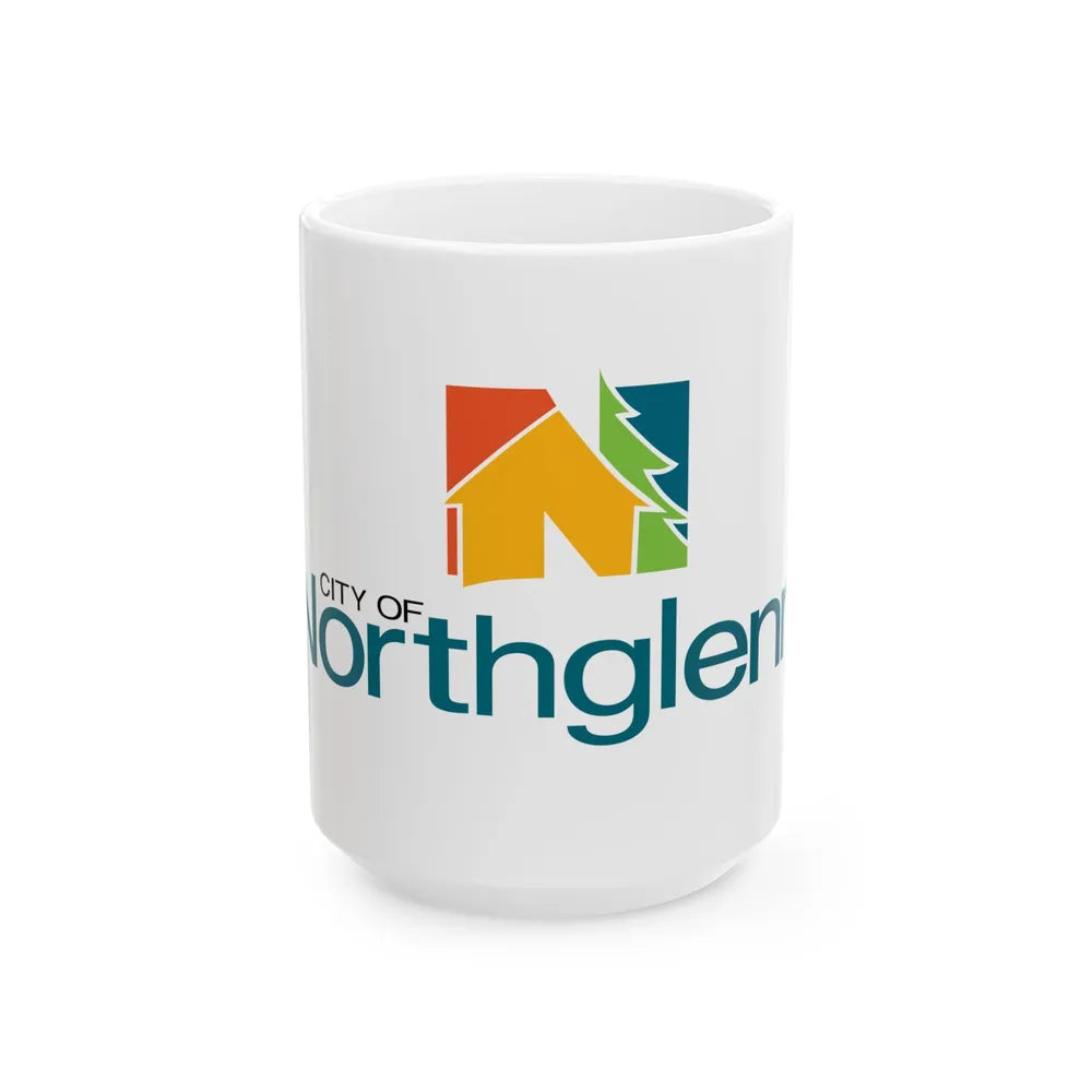 Flag of Northglenn Colorado (United States) White Coffee Mug 15oz - Go Mug Yourself