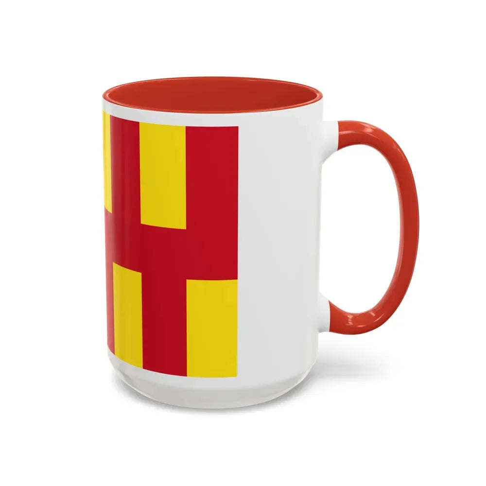 Flag of Northumberland UK - Accent Coffee Mug - Go Mug Yourself