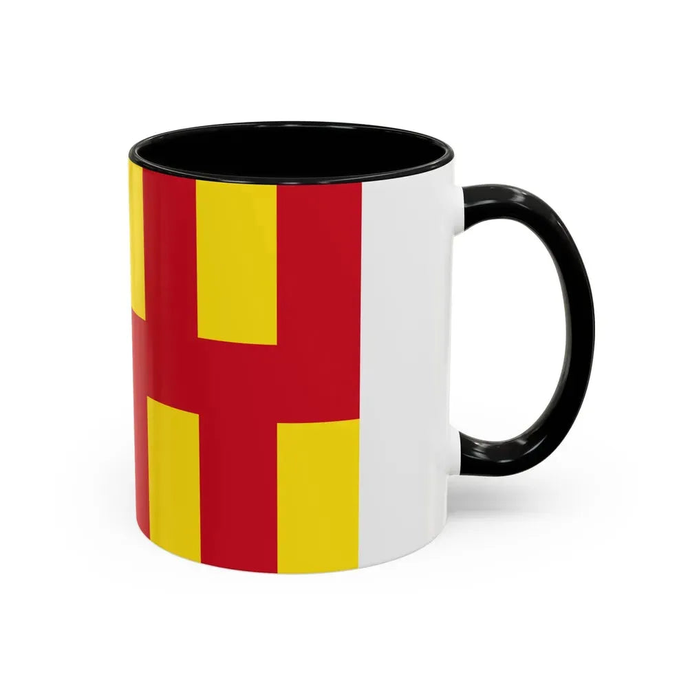 Flag of Northumberland UK - Accent Coffee Mug - Go Mug Yourself
