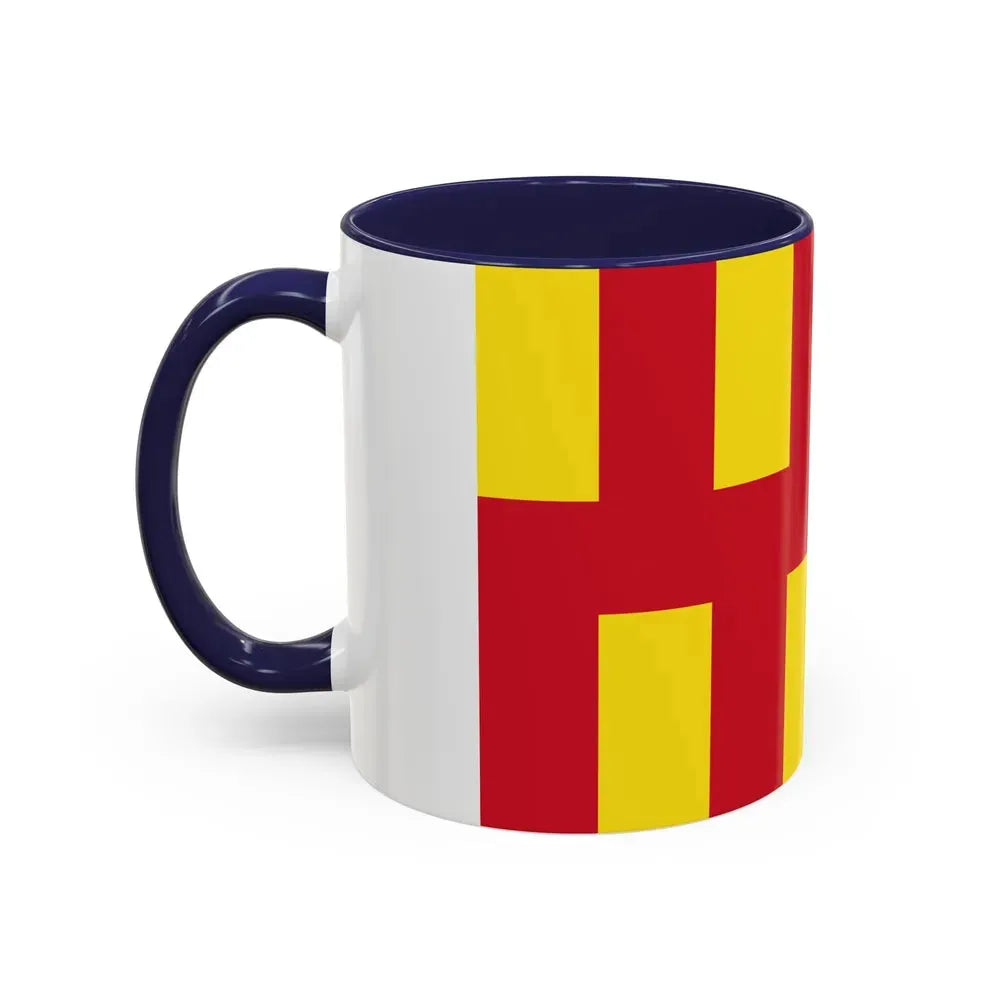 Flag of Northumberland UK - Accent Coffee Mug - Go Mug Yourself