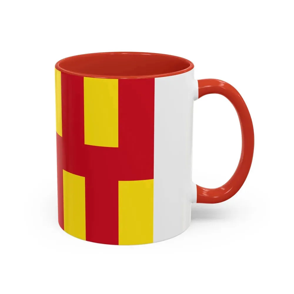 Flag of Northumberland UK - Accent Coffee Mug - Go Mug Yourself