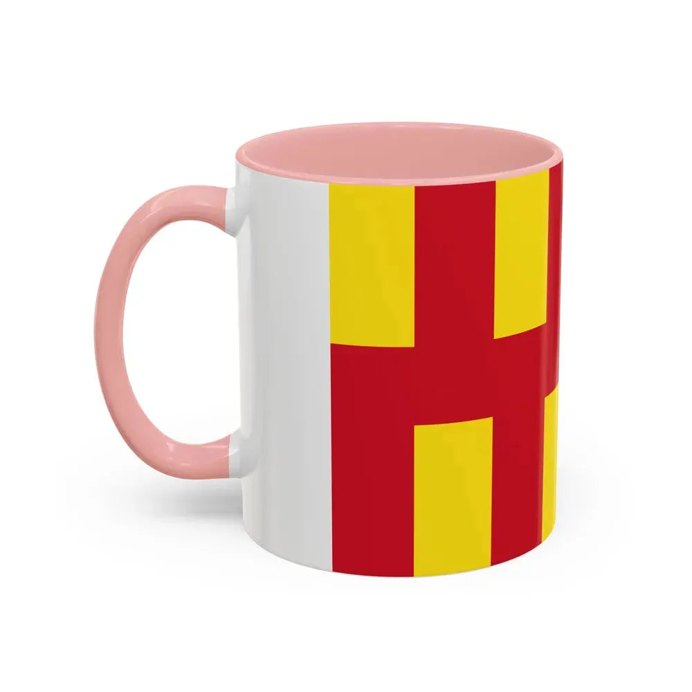 Flag of Northumberland UK - Accent Coffee Mug - Go Mug Yourself