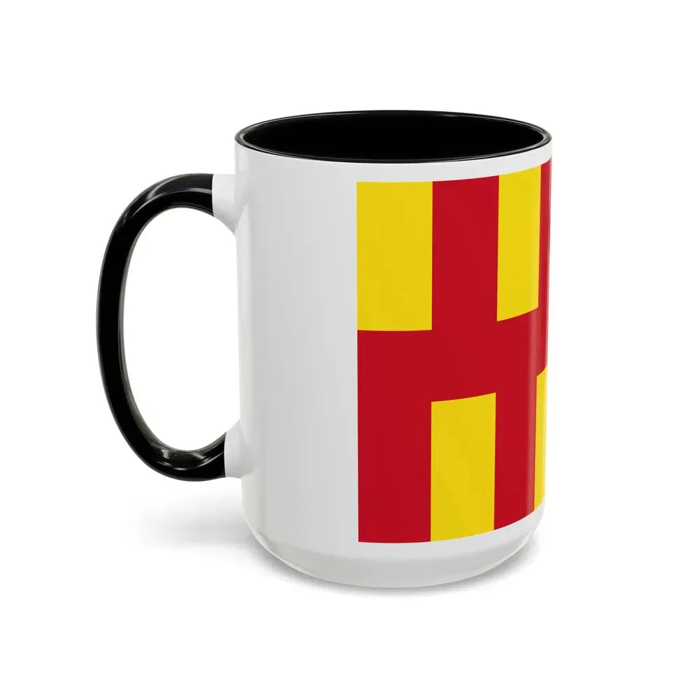 Flag of Northumberland UK - Accent Coffee Mug - Go Mug Yourself