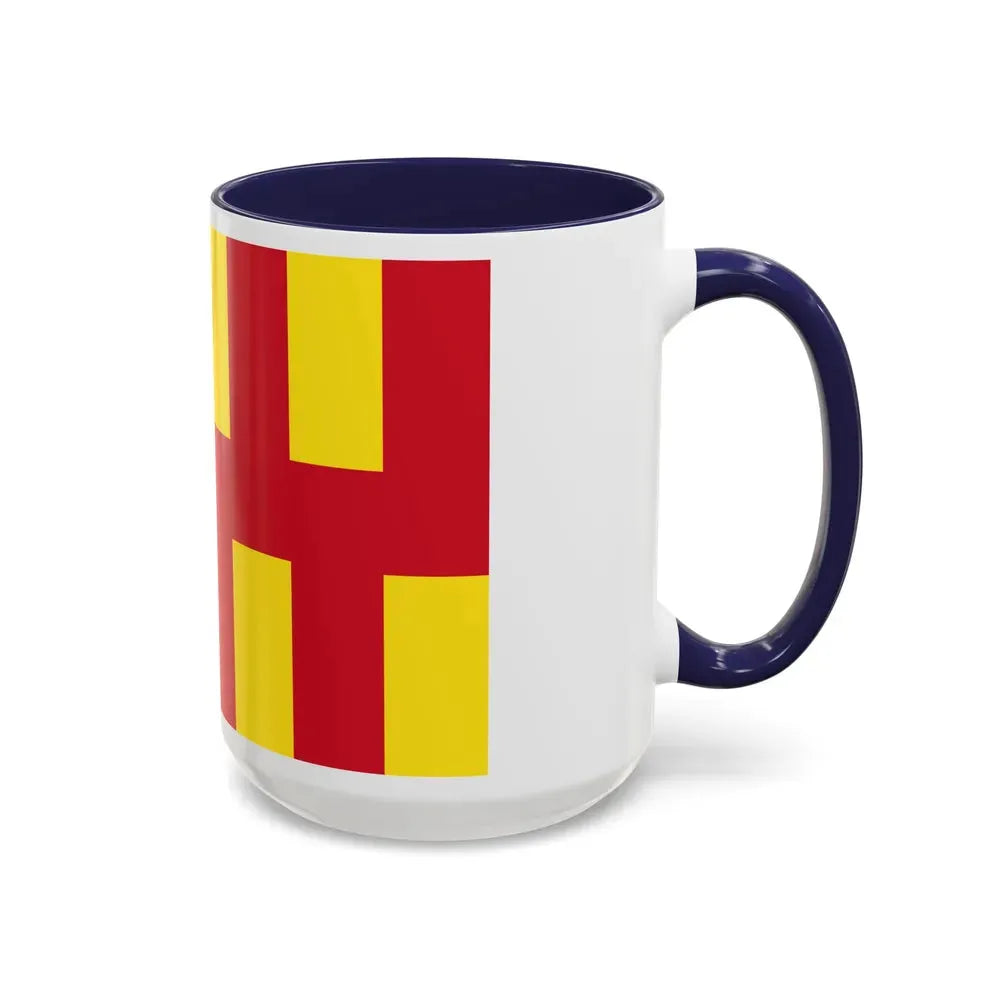 Flag of Northumberland UK - Accent Coffee Mug - Go Mug Yourself