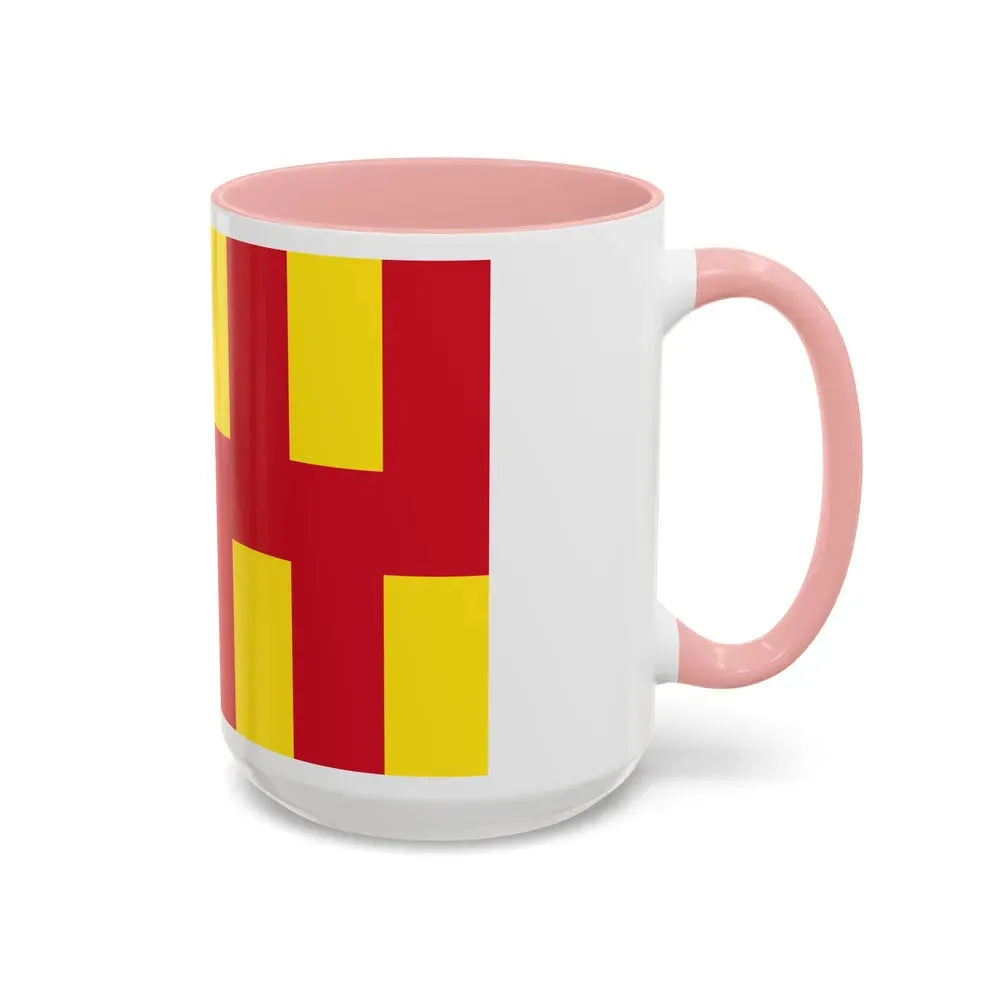 Flag of Northumberland UK - Accent Coffee Mug - Go Mug Yourself