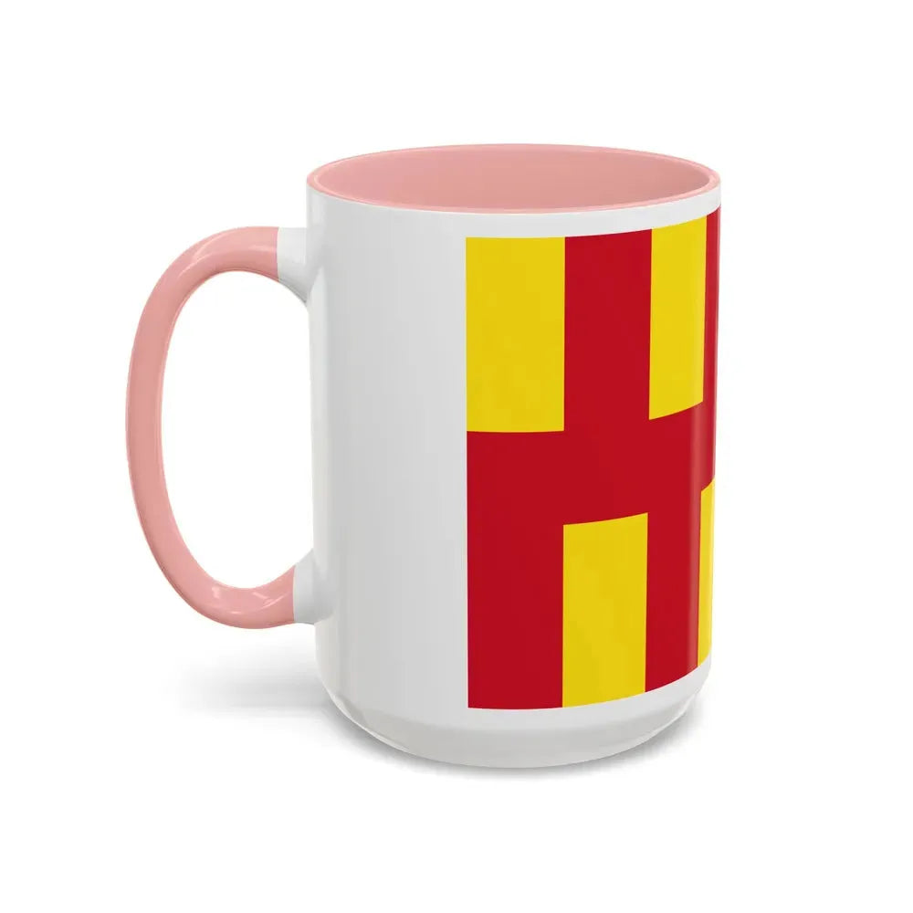 Flag of Northumberland UK - Accent Coffee Mug - Go Mug Yourself