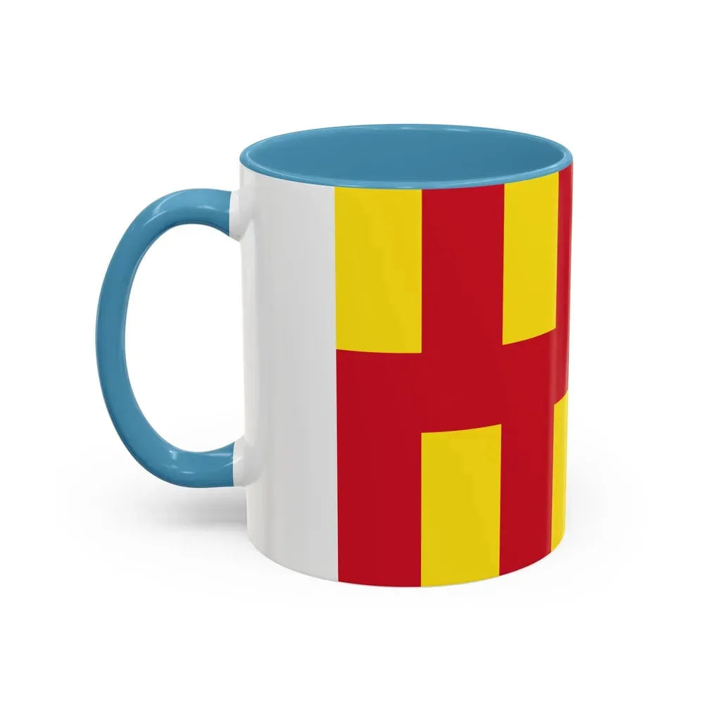 Flag of Northumberland UK - Accent Coffee Mug - Go Mug Yourself