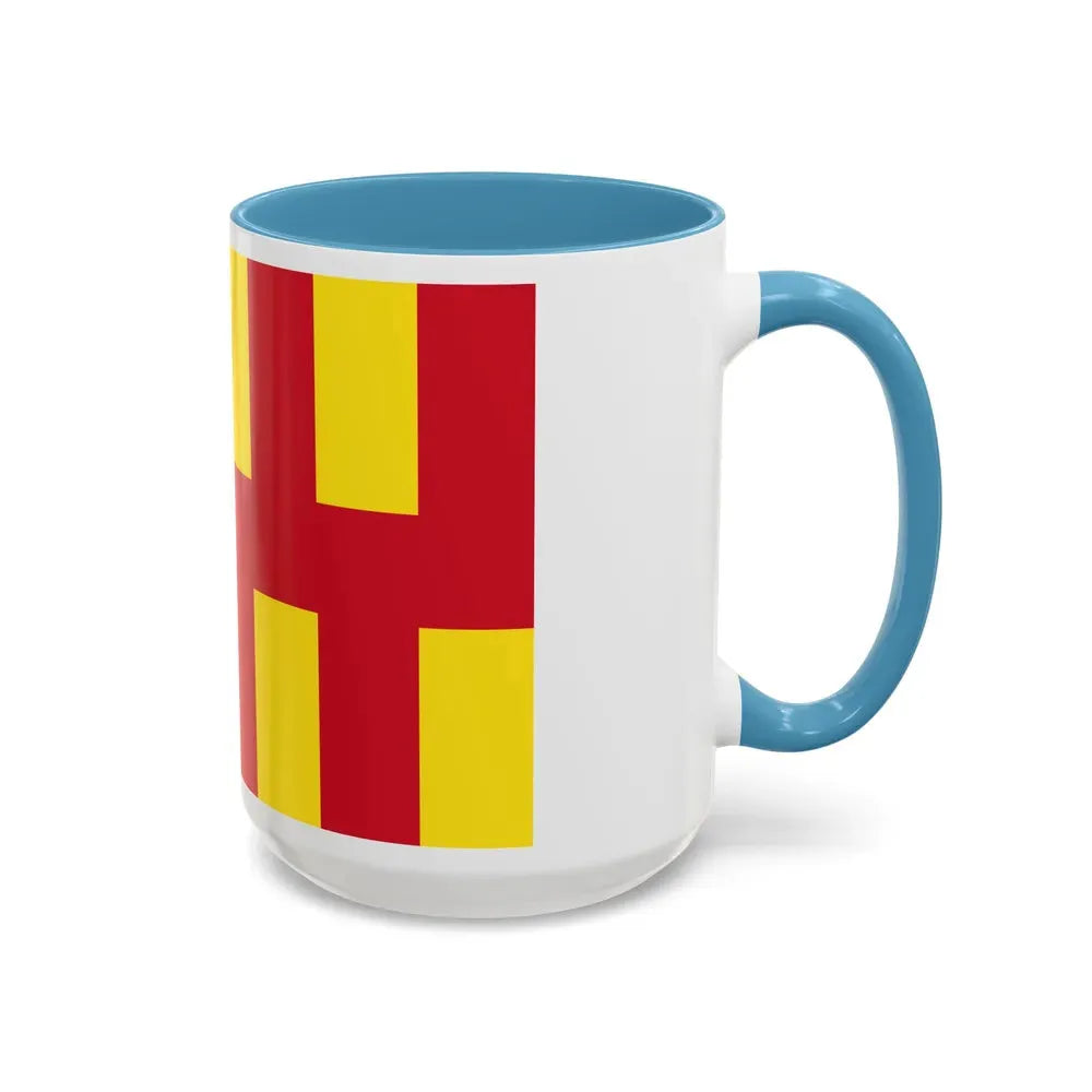 Flag of Northumberland UK - Accent Coffee Mug - Go Mug Yourself