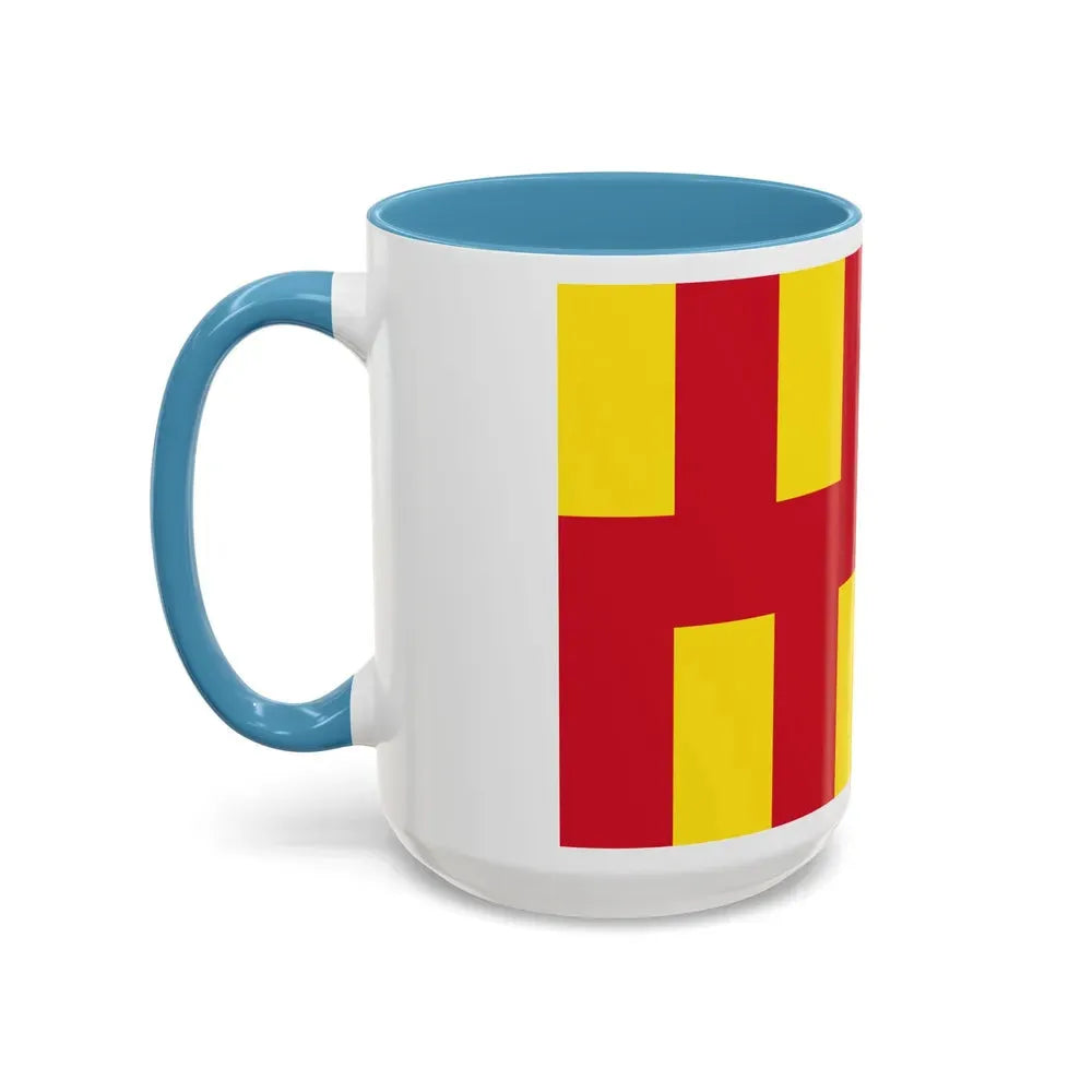 Flag of Northumberland UK - Accent Coffee Mug - Go Mug Yourself