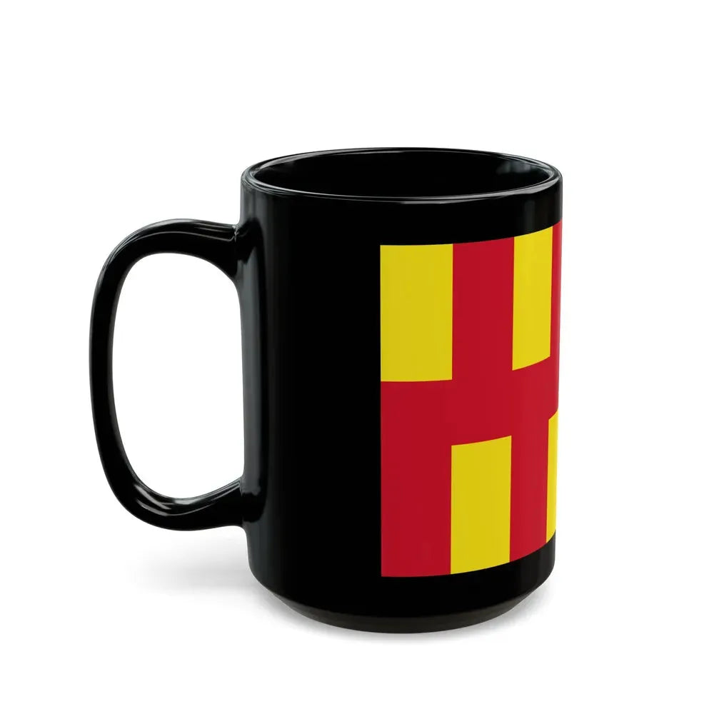 Flag of Northumberland UK - Black Coffee Mug - Go Mug Yourself