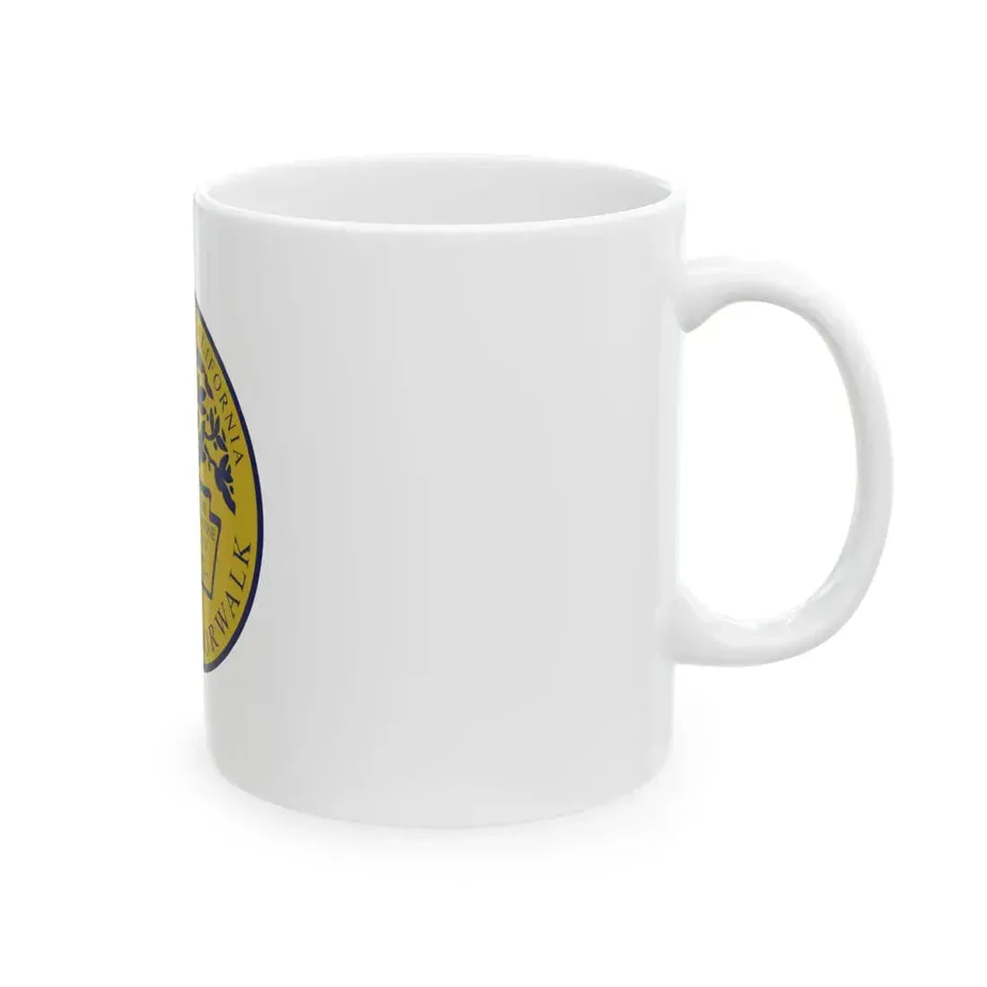 Flag of Norwalk California (United States) White Coffee Mug - Go Mug Yourself