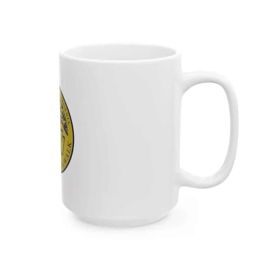 Flag of Norwalk California (United States) White Coffee Mug - Go Mug Yourself