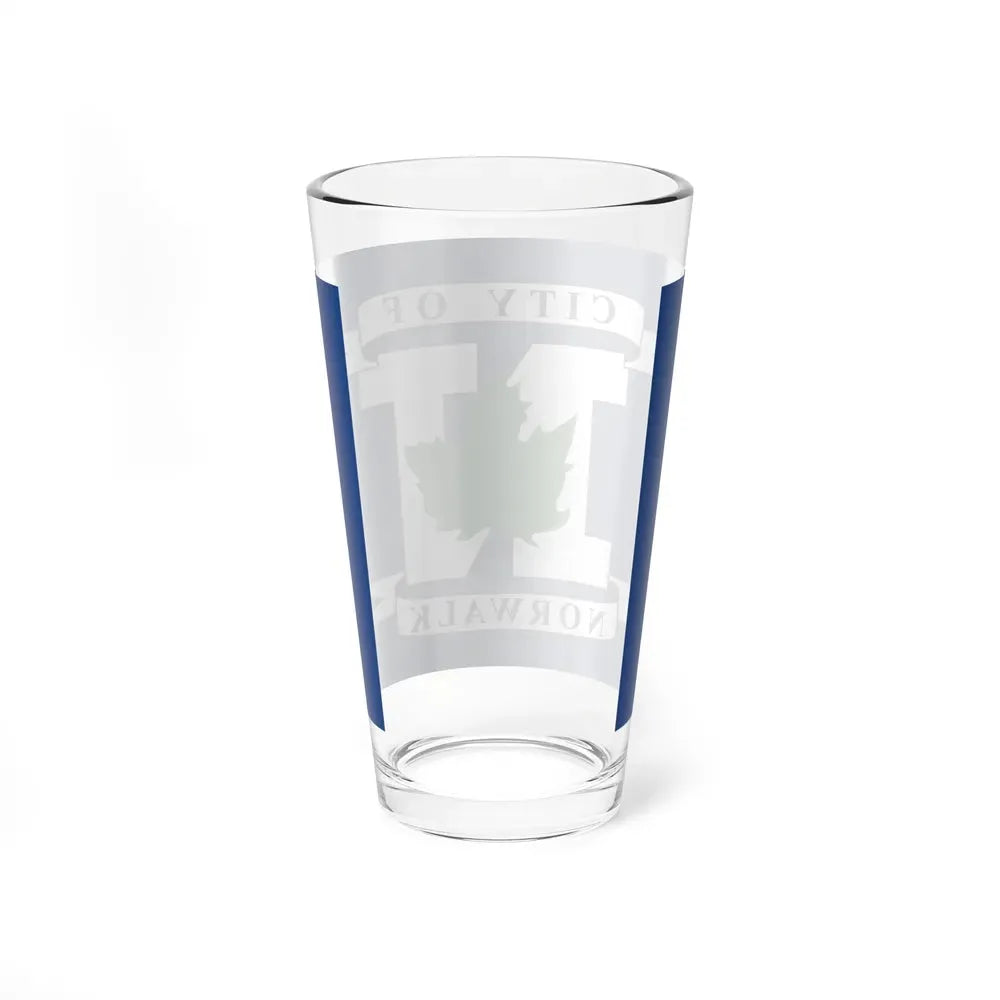 Flag of Norwalk, Ohio - Pint Glass 16oz - Go Mug Yourself