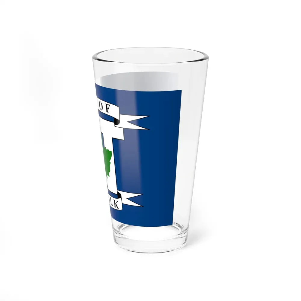 Flag of Norwalk, Ohio - Pint Glass 16oz - Go Mug Yourself