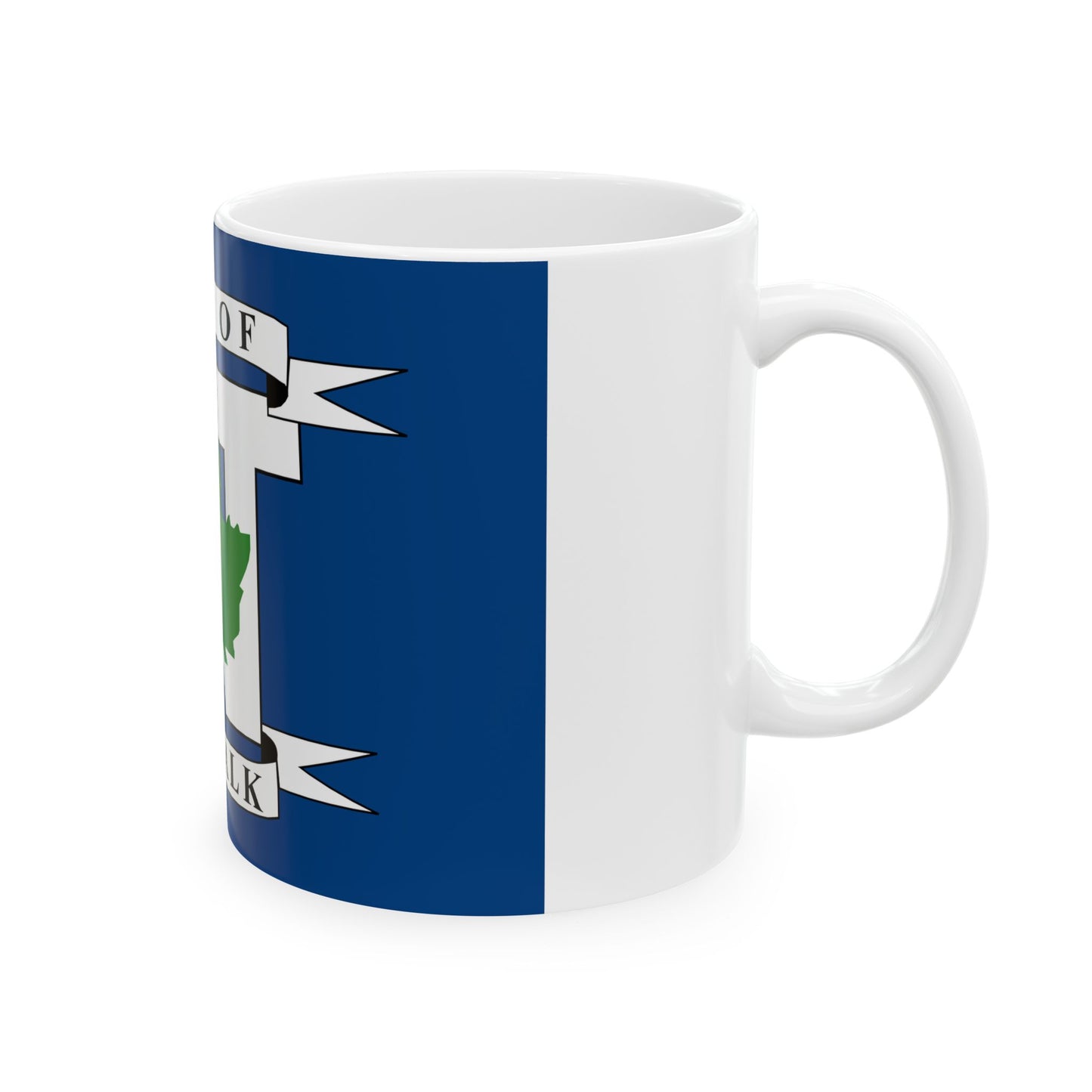 Flag of Norwalk Ohio (United States) White Coffee Mug-Go Mug Yourself