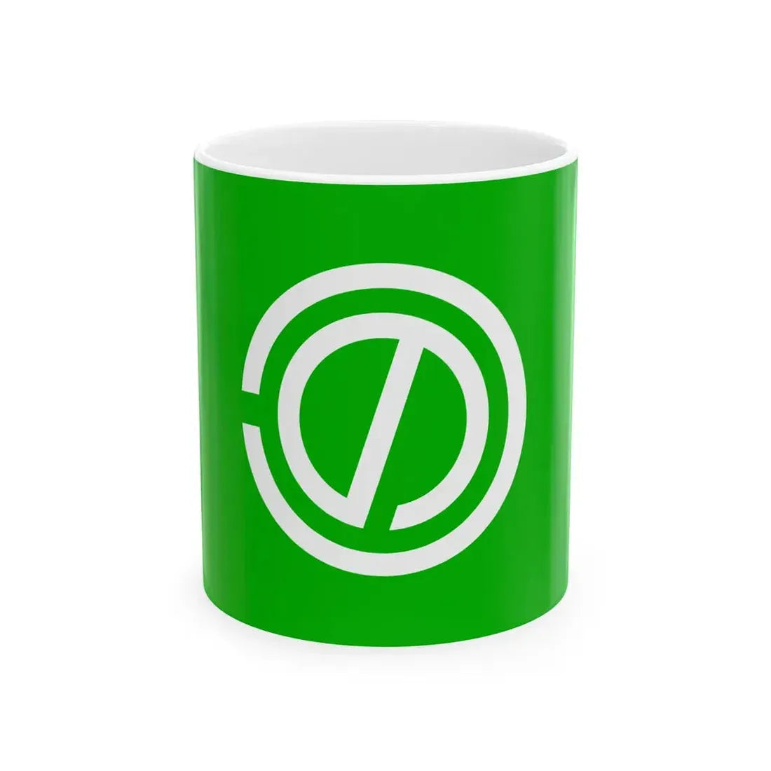 Flag of Notsu Oita 1964-2005 (Japan) White Coffee Mug 11oz - Go Mug Yourself