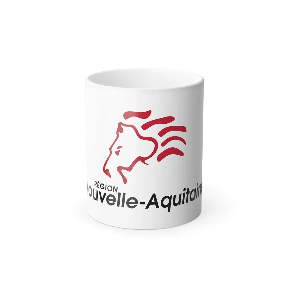 Flag of Nouvelle Aquitaine France 2 - Color Changing Coffee Mug 11oz - Go Mug Yourself