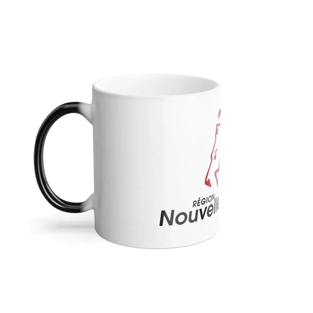Flag of Nouvelle Aquitaine France 2 - Color Changing Coffee Mug - Go Mug Yourself