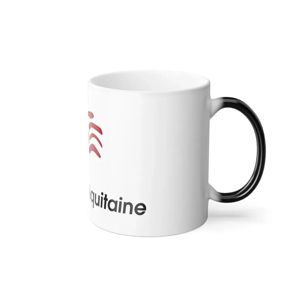 Flag of Nouvelle Aquitaine France 2 - Color Changing Coffee Mug - Go Mug Yourself