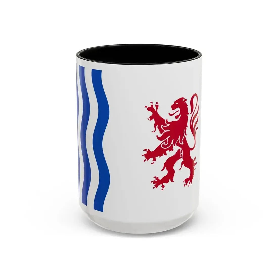 Flag of Nouvelle Aquitaine France - Accent Coffee Mug 15oz Black - Go Mug Yourself