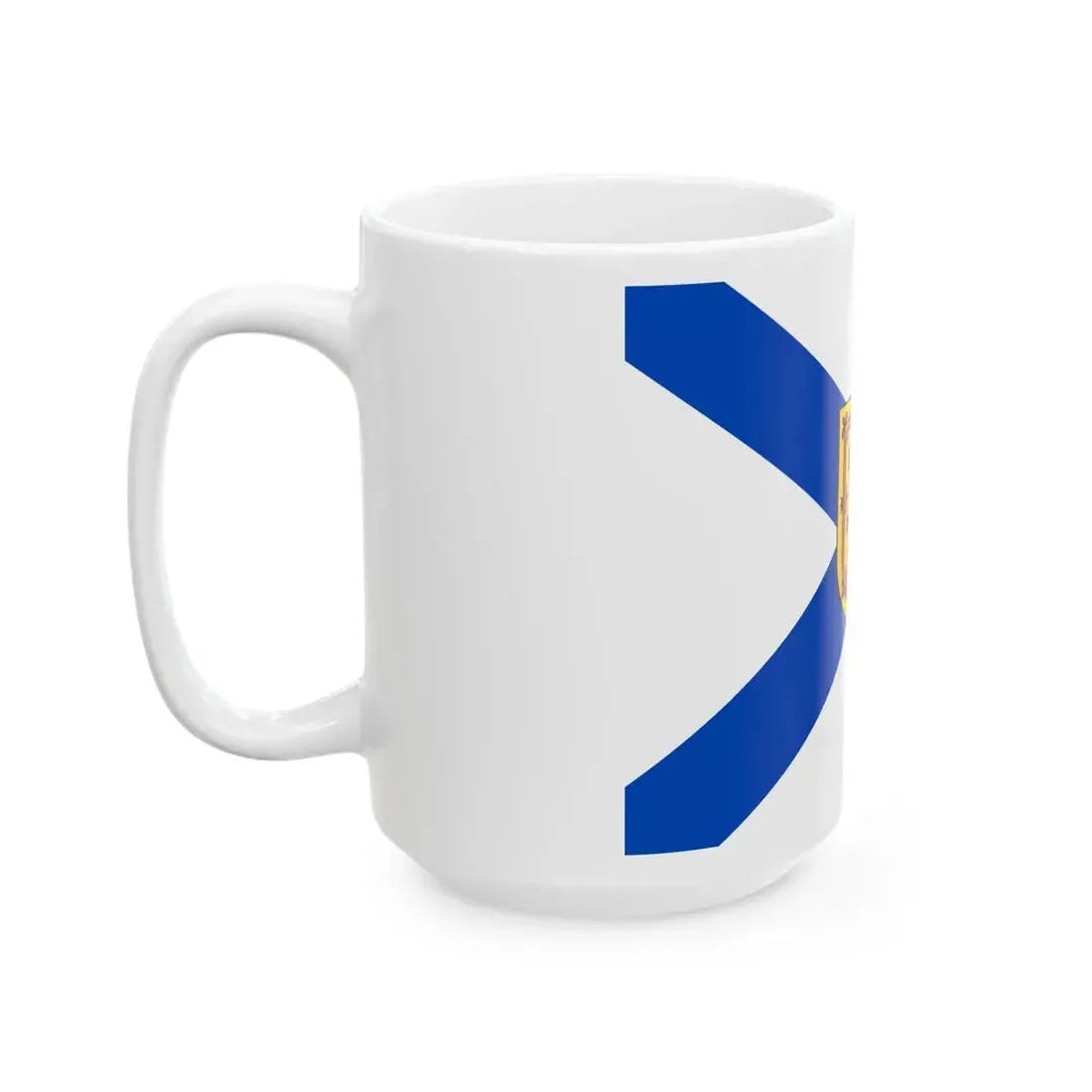 Flag of Nova Scotia 3 by 4 ratio (Canada) White Coffee Mug - Go Mug Yourself