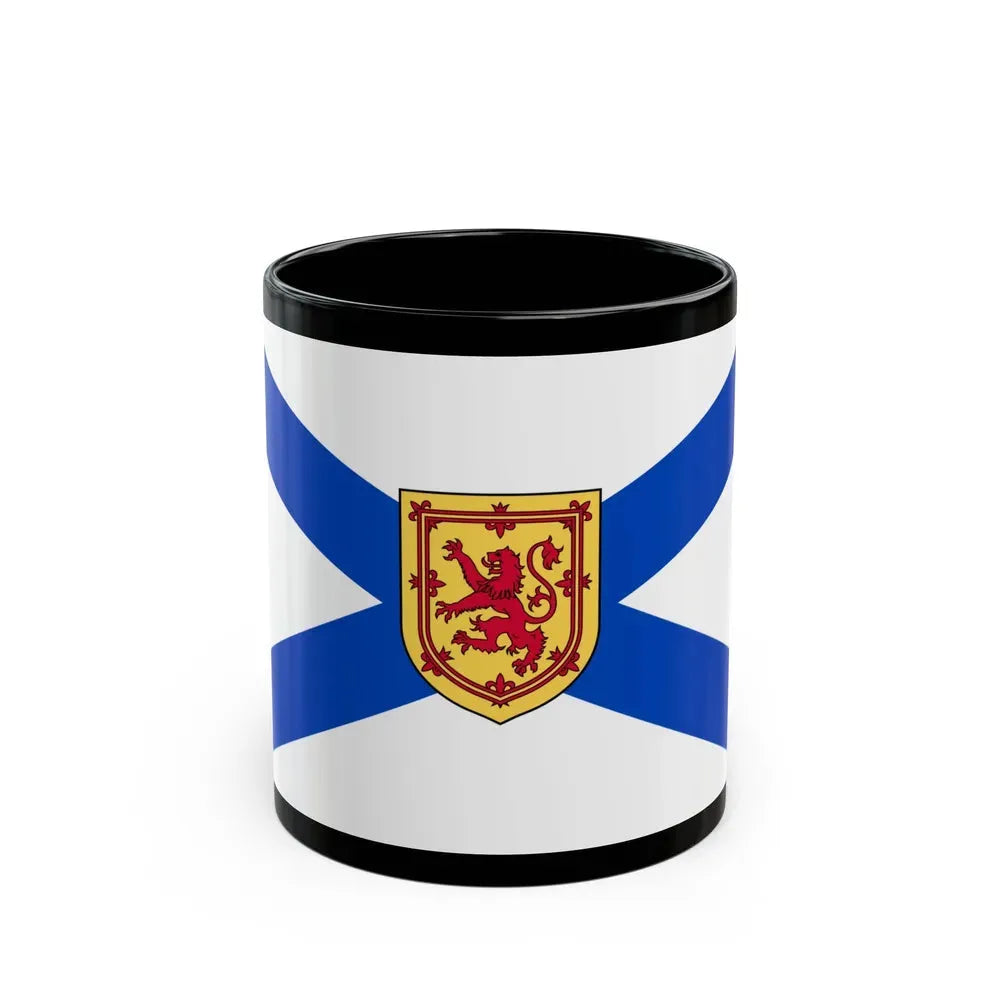Flag of Nova Scotia Canada - Black Coffee Mug 11oz - Go Mug Yourself