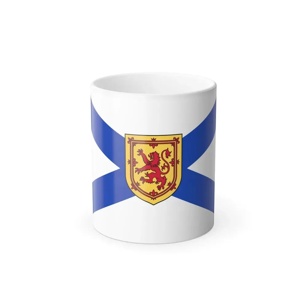 Flag of Nova Scotia Canada - Color Changing Coffee Mug 11oz - Go Mug Yourself