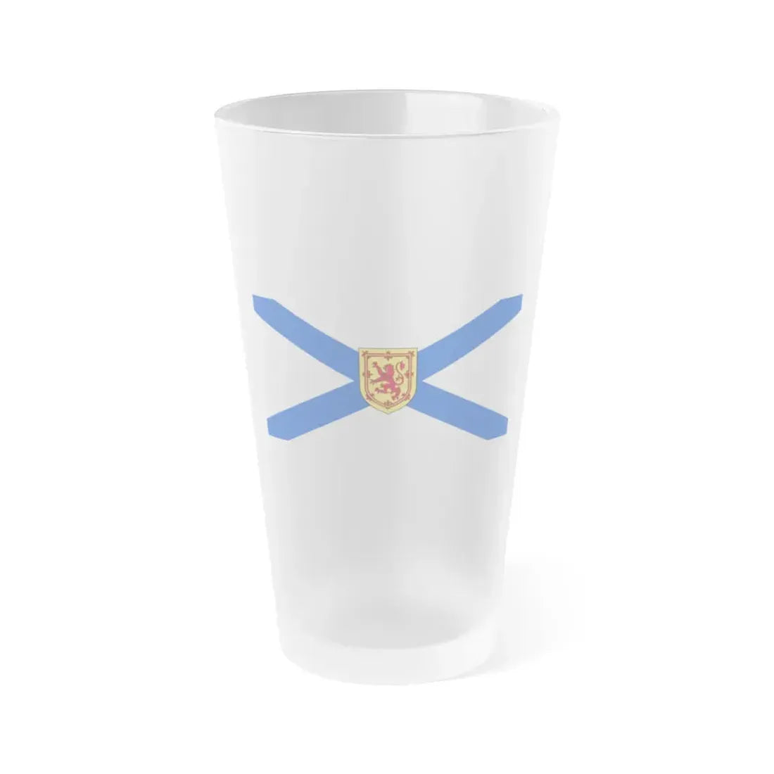 Flag of Nova Scotia Canada - Frosted Pint Glass 16oz 16oz Frosted - Go Mug Yourself