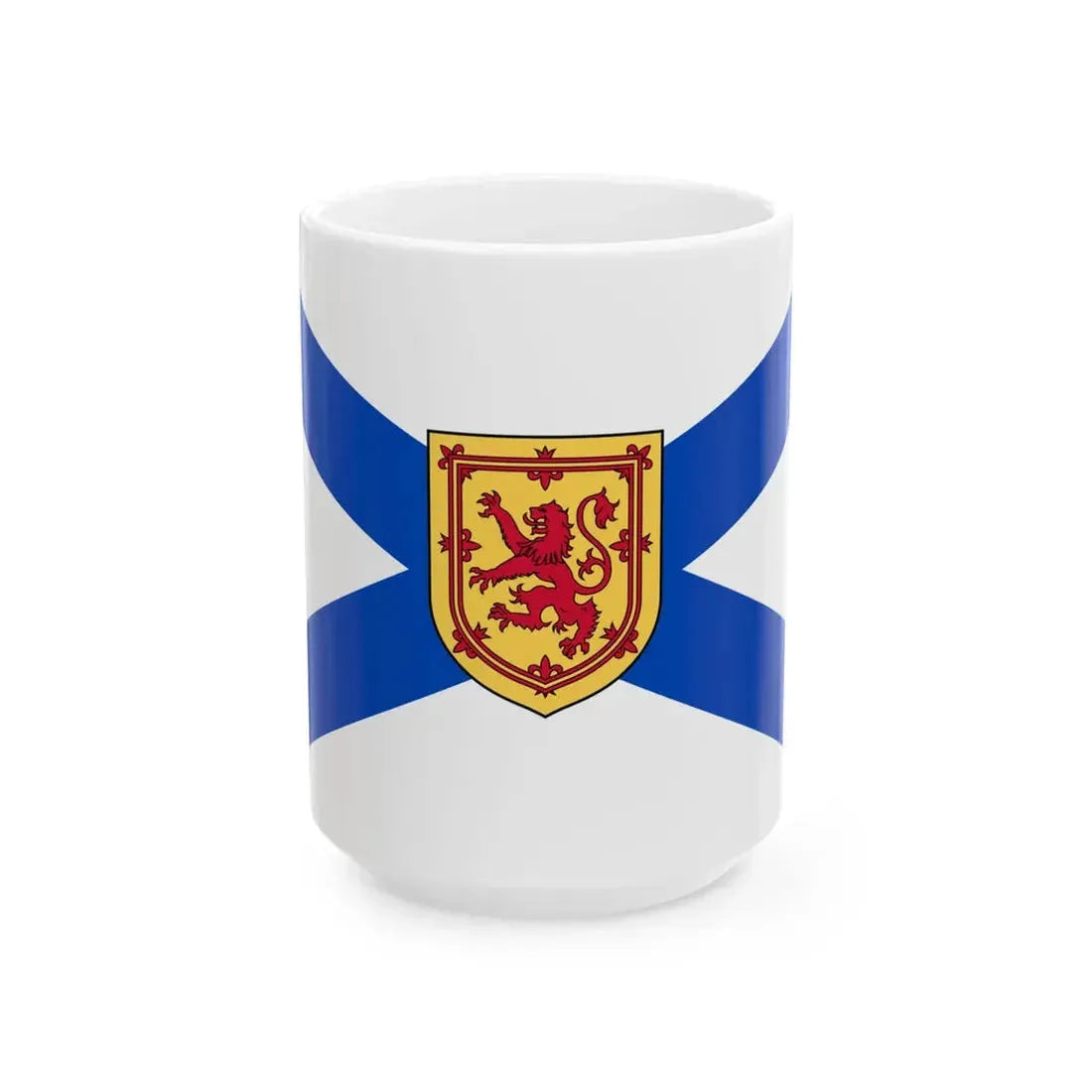 Flag of Nova Scotia (Canada) White Coffee Mug 15oz - Go Mug Yourself