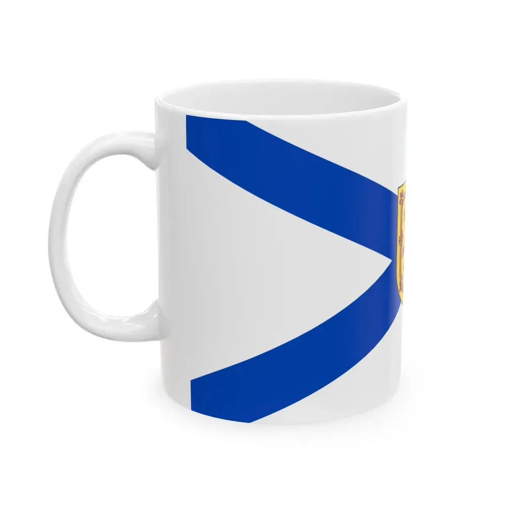 Flag of Nova Scotia Canada - White Coffee Mug - Go Mug Yourself