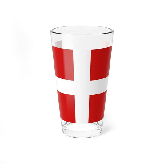 Flag of Novara (Italy) Pint Glass 16oz 16oz - Go Mug Yourself
