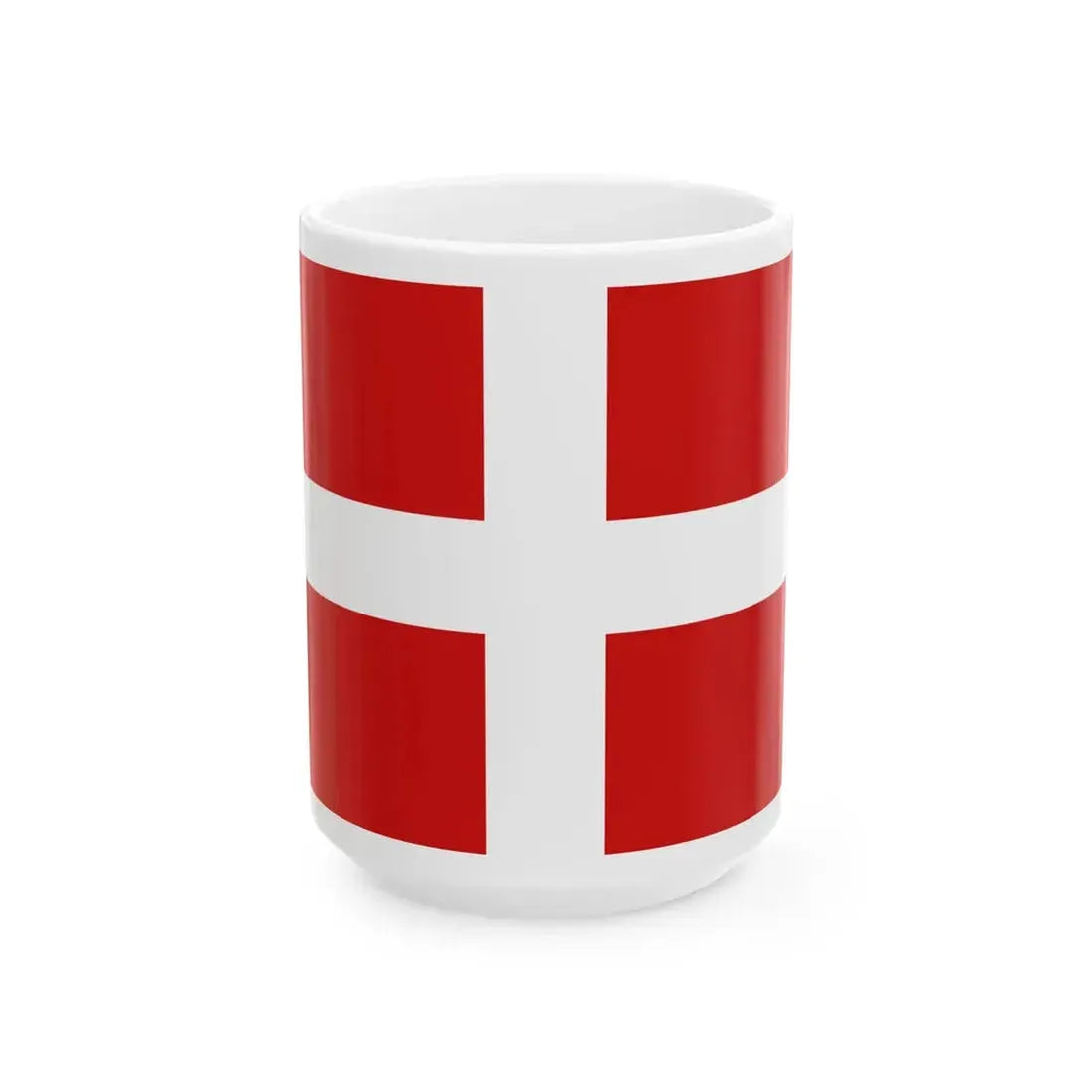 Flag of Novara (Italy) White Coffee Mug 15oz - Go Mug Yourself