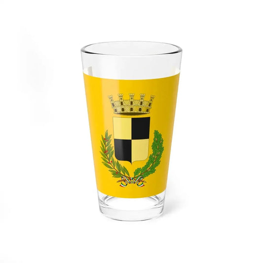 Flag of Novellara (Italy) Pint Glass 16oz 16oz - Go Mug Yourself