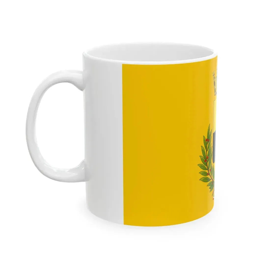 Flag of Novellara (Italy) White Coffee Mug - Go Mug Yourself