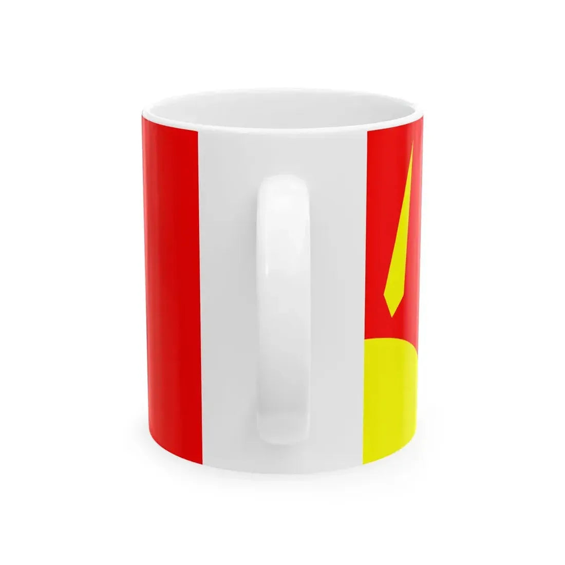 Flag of Novo Selo Municipality North Macedonia (North Macedonia) White Coffee Mug - Go Mug Yourself