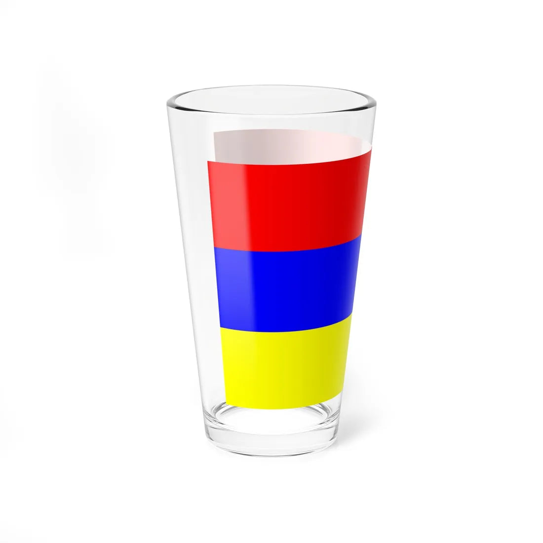 Flag of Novoaidar (Ukraine) Pint Glass 16oz - Go Mug Yourself