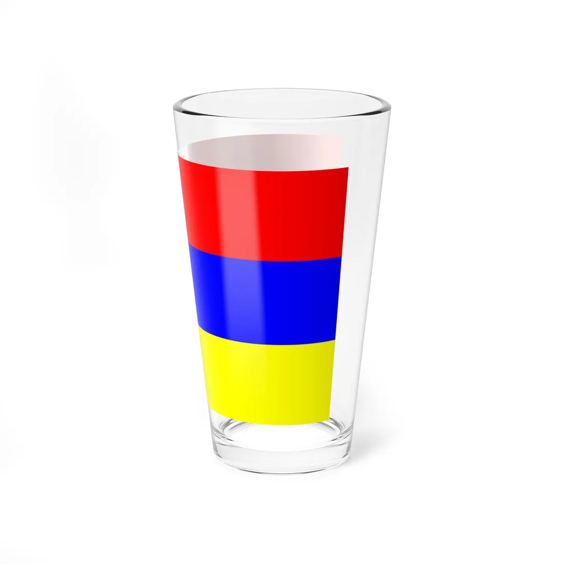 Flag of Novoaidar (Ukraine) Pint Glass 16oz - Go Mug Yourself